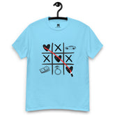 Love Tic Tac Toe Graphic Tee, Unisex T-Shirt, JHTEE Apparel, Casual TShirt - JHTEE